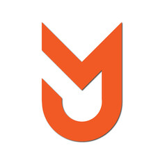 Web line modern color full logo design