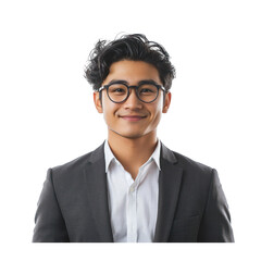 Junior Product Manager isolated on transparency background