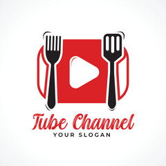 cooking youtube channel logo design