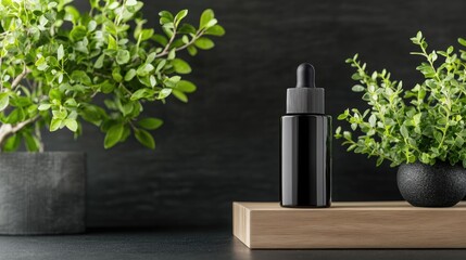 Sustainable serum vial - eco beauty, green skincare, pure innovation, natural formula, botanical blend, ethical commitment, clean ingredients, regenerative serum, conscious creation, mindful skincare.