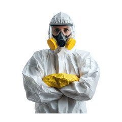 Occupational Safety Specialist isolated on transparency background