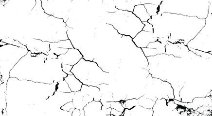 Grunge black and white pattern. Monochrome particles abstract texture. Background of cracks, scuffs, chips, stains, ink spots, lines. Dark design background surface. Gray printing element. 