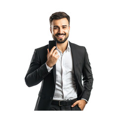 Sales Consultant isolated on transparency background