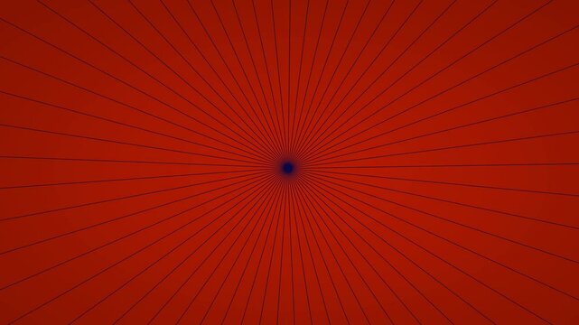 Abstract Red And Blue Radiating Lines Background