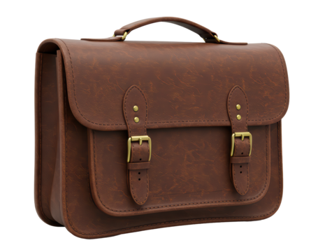 Brown Leather Satchel Bag