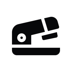 stapler glyph icon. Strong and solid vector icon for websites, mobile interfaces, presentations, and visual branding. High quality and easy to edit.