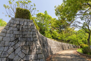 春の会下山公園　神戸市兵庫区にて