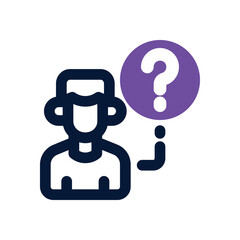 partner duotone icon. Sleek and modern vector icon for websites, mobile apps, marketing materials, and corporate design. Fully scalable and ready to use.