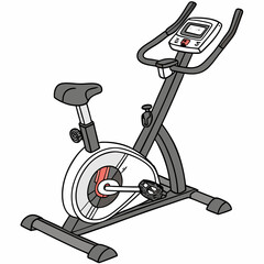 Professional exercise bike cutout transparent background ready design projects