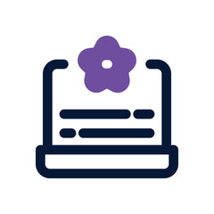 customer review duotone icon. Sleek and modern vector icon for websites, mobile apps, marketing materials, and corporate design. Fully scalable and ready to use.