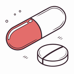 Capsule and tablet medication medical healthcare pharmacy drug treatment