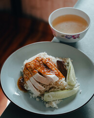Hainanese chicken rice