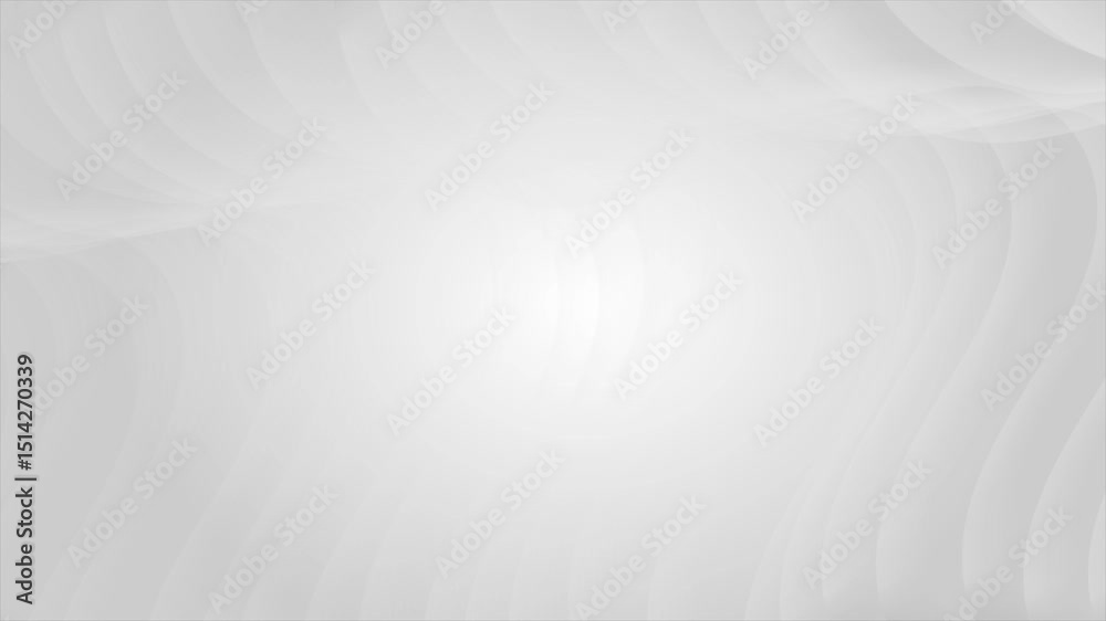 Poster grey white smooth curved waves abstract minimal geometric background. seamless looping elegant flowi