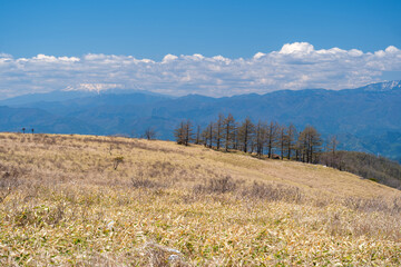 御嶽山と霧ヶ峰