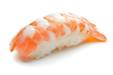 sushi with white background.