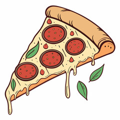 pizza slice new  vector art $ svg