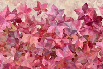 Abstract autumn leaves