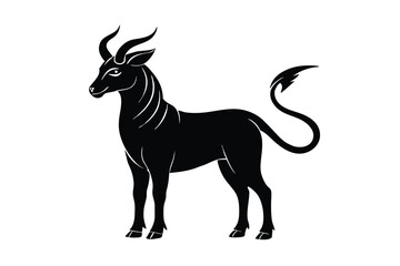White khargos bunny design in light minimal form lioncut art illustration