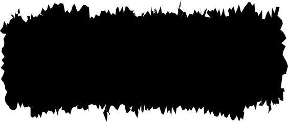 Black brush stroke grunge texture paint ink splatter vector