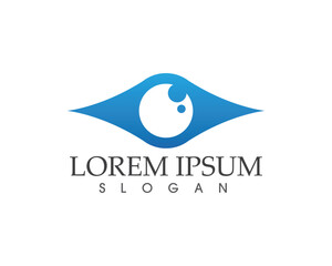 Eye care logo and symbols template vector icons app