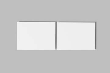 a5 landscape flyer blank mockup