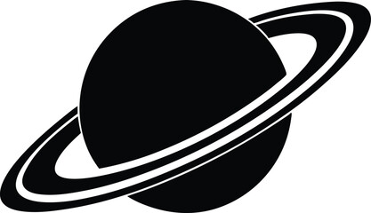 planet saturn with planetary ring vector © Your Shop