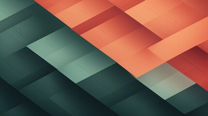 Abstract background featuring geometric shapes in vibrant spring colors for creative use