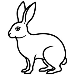 Obraz premium vector illustration of a bunny