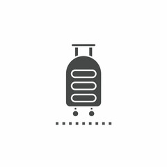 Obraz premium Vector. Suitcase symbol. Icon symbol design template.