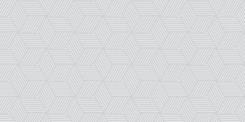 Abstract black minimal grid square line hexagons seamless hexagon polygonal pattern background vector. seamless bright white abstract honeycomb background.	
