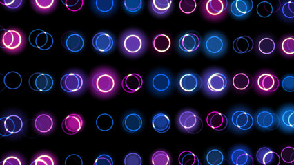 Dots transition marks isolated by the alpha channel(transparent dot background). Drag and drop use. Abstract motion graphics. Blue and pink shapes illustration