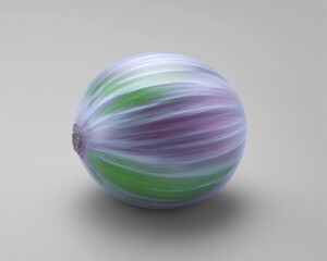 Fototapeta premium Vibrant, stylized onion