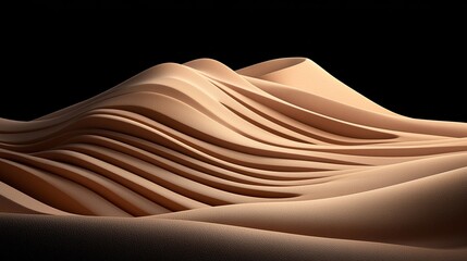 Subtle Ripples and Shadows Across Soft Sand Surface