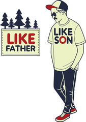 like son and dad