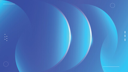 Abstract Blue Circle Background