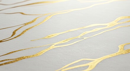 Elegant gold marbled design