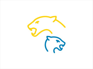 Panther logo design,unique panther logos
