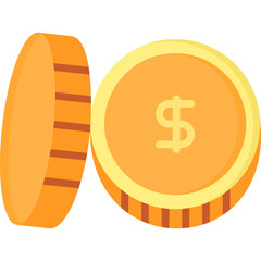 Dollar flat icon