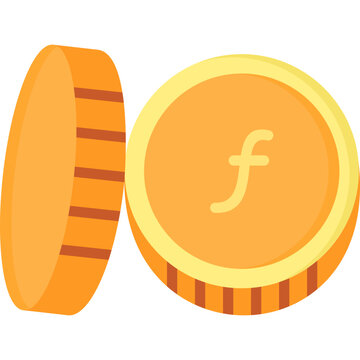 Guilder flat icon