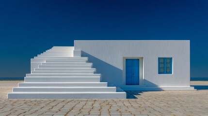 Minimalist White Architecture by the Sea