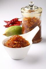 Traditional Indian Aam ki Chutney Sweet and Spicy Mango Chutney