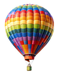 Naklejka premium hot air balloon isolated on white background PNG,AI GENERATED