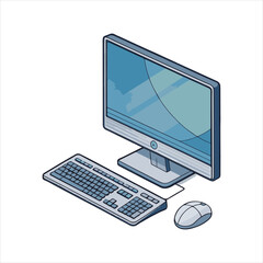 Fototapeta premium Computer Vector 