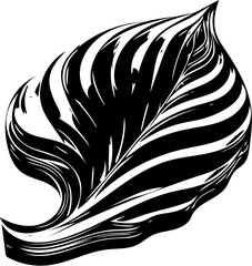 Stylized Leaf Pattern Vector Illustration