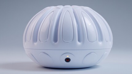 Futuristic Dome Shaped Device, Elegant Light Blue, Modern Technology