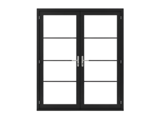  french doors isolated on transparent background