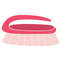 vector illustration washing brush