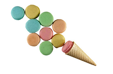 Dulces, bocaditos, alfajores, postres, sobre fondo transparente