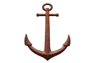 Rustic Vintage Anchor Nautical Decor, Maritime Symbol, Rusty Metal, Ocean Theme, Antique Charm