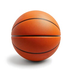 Isolated basketball ball sports equipment for professional game and training on white background studio shot
